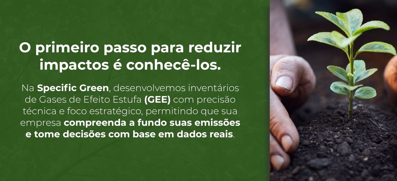 O primeiro passo para reduzir impactos é conhecê-los.